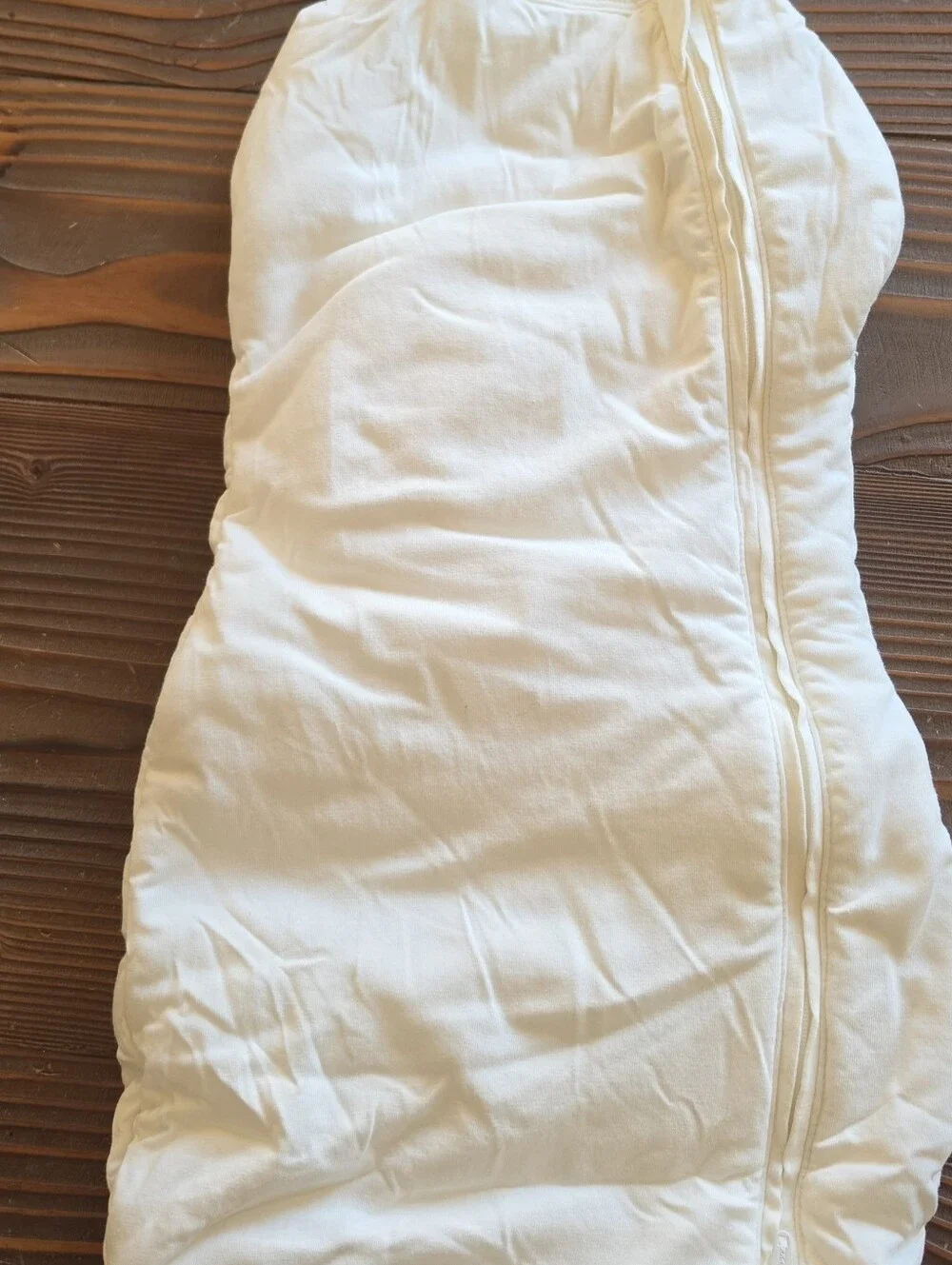 Ivory new Happiest Baby Sleepea Swaddle Size M 2- 4  Months Organic Cotton